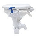 Toaleta ręczna Albin 07-01-002 , ręczne spłukiwane, instalacja sanitarna