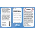 Preparat czyszcząco-dezodorujący do toalet  100 ml Albin 12-03-008, Płyn koncentrat do czyszczenia toalet 1 L Albin 12-03-009, toalety morskie toalety w domkach letniskowych, toalety przenośne typu typu Toi-Toi, chemia jachtowa