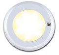 Lampa sufitowa z włącznikiem chromowana Batsystem 9485cs, oświetlenie jachtowe