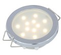 Lampa srebrna piaskowana Batsystem 9461c, oświetlenie jachtowe