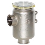 Water strainer "Tirreno" series with Grilamid TR55 see-thru cover 3/4 Guidi 1160#120005 