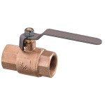 Lever operated ball valve F-F 1" Guidi 2081#200006