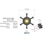 Premium Impeller Albin 06-01-008