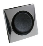 Włącznik pojedynczy chromowany z ramką  Batsystem B4870-1c