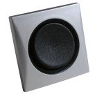 Włącznik pojedynczy srebrny piaskowy z ramką Batsystem B4870-1ss