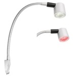 Lampa mapowa srebrna matowa Batsystem 94447-330ms