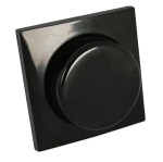 Ściemniacz z przełącznikiem czarny 100 W Batsystem BD1201b