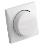 Ściemniacz z przełącznikiem biały 100 W Batsystem BD1201v