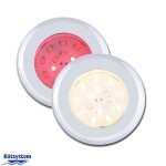 Lampa sufitowa NOVA światło czerwone/białe biała Batsystem 9475VRV
