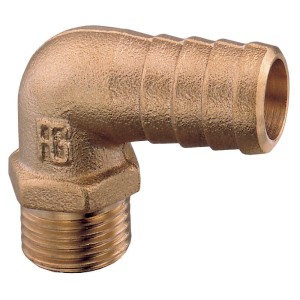 90° hose connector M 15 mm 3/8' Guidi 0110#100118