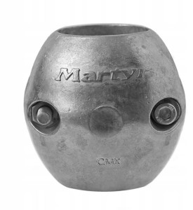 Streamlined Shaft Anodes Metric 4 Screws CMX70 Zn