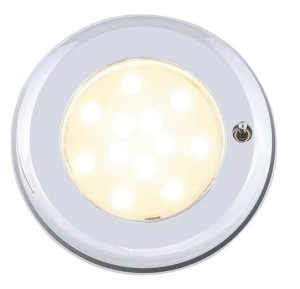 Lampa sufitowa z włącznikiem chromowana Batsystem 9475cs