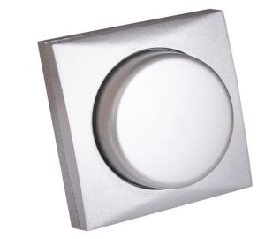 Włącznik ze ściemniaczem srebrny matowy Batsystem BD1210Rms