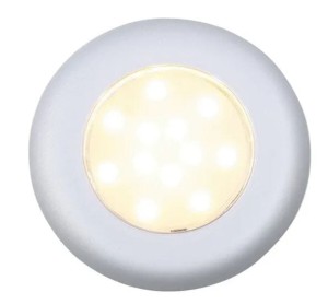Lampa sufitowa wpuszczana srebrna matowa Batsystem 9475ms