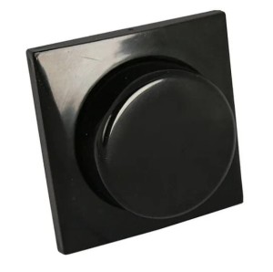 Ściemniacz z przełącznikiem czarny 100 W Batsystem BD1201b