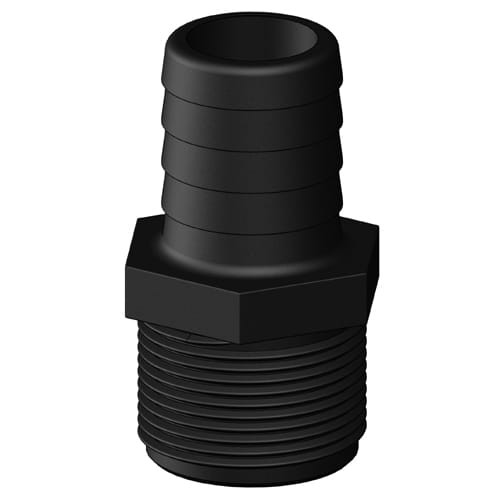 TruDesign Hose Tail to Male Thread 120 Degrees 38mm - 1 1/2 Inch 90532