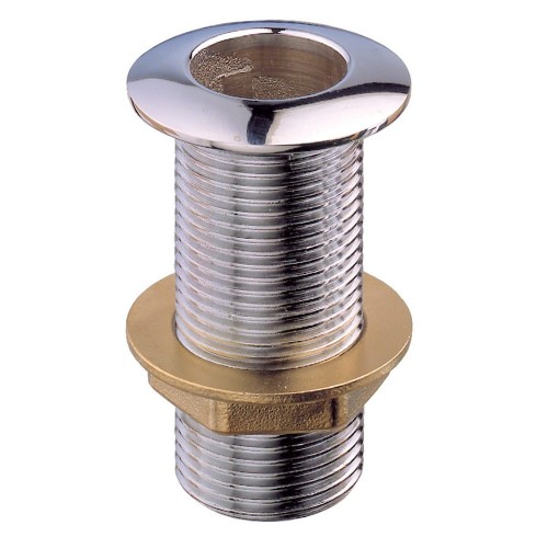 Przejście kadłubowe z mosiądzu chromowanego 2" Guidi 1255C#110009, instalacja wodna