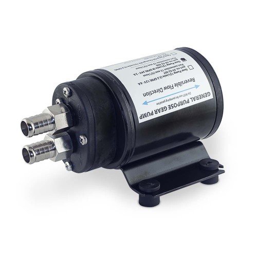 Pompa zębata 24 V Albin 04-02-008, do przetłaczania oleju, płynu niezamarzającego,
wody czy innych cieczy.