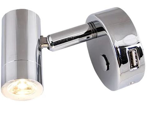 Lampka do czytania Leia1 Batsystem LR1USB, oświetlenie jachtowe