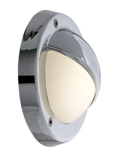 Lampa ścienna chromowana Batsystem 9491c, oświetlenie jachtowe