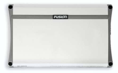 Wzmacniacz jachtowy 4-kanałowy Fusion AM 010-01500-00, muzyka na jachcie, nagłośnienie na jachcie