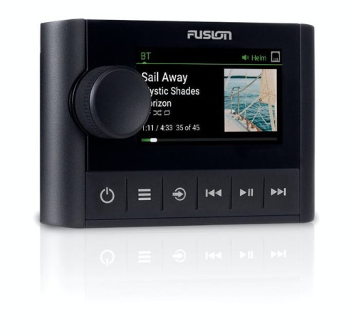 Pilot przewodowy z wyświetlaczem Fusion Apollo ERX400 010-02244-00, audio na jachcie, nagłośnienie na jachcie, muzyka na jachcie