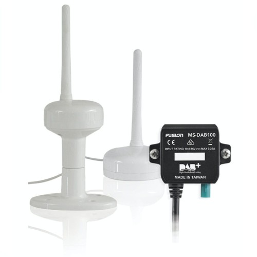 Moduł Fusion DAB+ z zasilaną anteną Fusion 010-01953-10, muzyka na jachcie