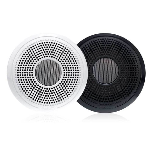 Głośnik morski 4″ 120 W seria XS biały/czarny Fusion 010-02199-00, nagłośnienie na jachcie, muzyka na jachcie, audio na jachcie