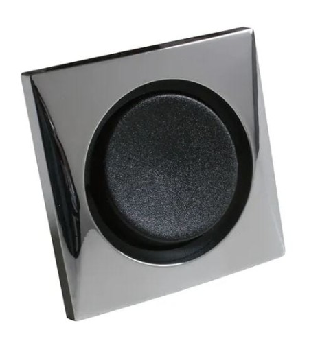 Włącznik czarny z ramką  Batsystem B4870-1b, oświetlenie na jachcie