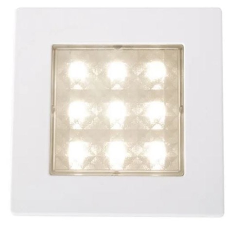 Lampa sufitowa biała Batsystem 9790v, oświetlenie jachtowe