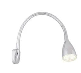 Lampa LED wyginana chromowana Batsystem 9445c, oświetlenie łodzi, oświetlenie jachtu