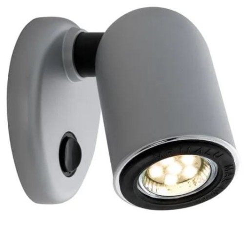 Lampa ścienna Tube biała Batsystem 9406v,  oświetlenie jachtowe, oświetlenie łodzi