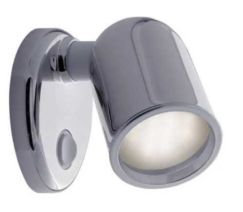 Lampa ścienna Tube chromowana Batsystem 9405c,  oświetlenie jachtowe, oświetlenie łodzi