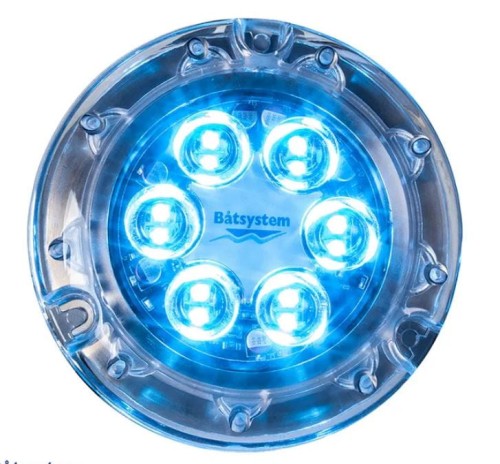 Oświetlenie podwodne niebieskie LED Batsystem 9565b