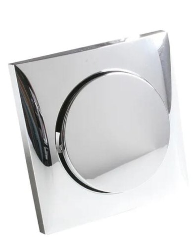 Włącznik pojedynczy srebrny matowy z ramką Batsystem BE5850-1ms, oświetlenie jachtowe