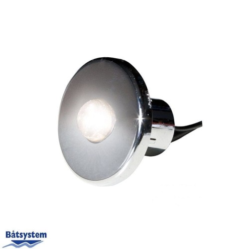Lampa DOT 30 chromowana Batsystem 8879C, oświetlenie punktowe, oświetlenie jachtowe