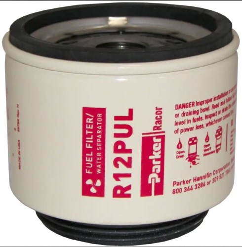 Wymienny wkład filtracyjny Racor do zastosowań morskich — seria puszkowa (nakręcana) do zastosowań morskich R12PUL