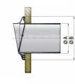 Złączka pawężowa Ø 50 mm Vetus TRC75SV
