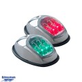 Lampa nawigacyjna Batsystem czerwona i zielona 9001
