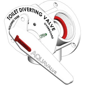 Zawór rozdzielając Aquavalve 1 1/2" biały TruDesign 90314