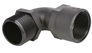 Kolanko nyplowe 1 1/2" BSP 90° Trudesign 90630