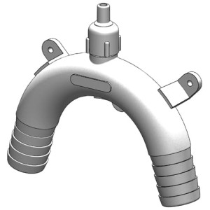 Antysyfon 25 mm 1" biały Trudesign 90321