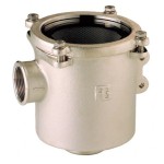 Water strainer "Ionio" series with polycarbonate cover 1" Guidi 1164#220006