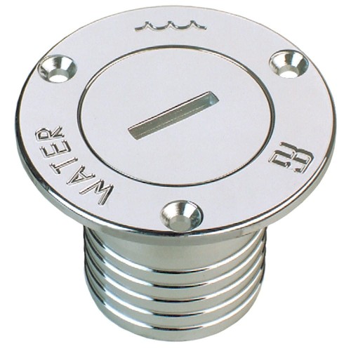 Korek wlewu wody z mosiądzu chromowanego WATER 1''1/2x38 Guidi 1172#110167, instalacja wodna
