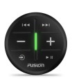 Bezprzewodowy czarny pilot zdalnego sterowania Fusion ARX 010-02167-00, muzyka na jachcie, nagłośnienie na jachcie, stereo