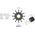 Wymienne z: JMP 7136-01, Jabsco 13554-0001, Johnson Pump 09-812B-1 (09-812BT-1), Volvo Penta 3588914