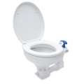 Toaleta ręczna Albin 07-01-002 , ręczne spłukiwane, instalacja sanitarna