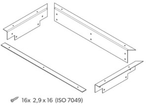 Ramka montażowa do lodówek serii CD20/CD30 Dometic 9105900023