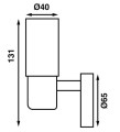 Lampka Leia1 Batsystem LW1USB, oświetlenie jachtowe