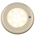 Lampa sufitowa z włącznikiem złota Batsystem 9475gs, oświetlenie jachtu, oświetlenie łodzi